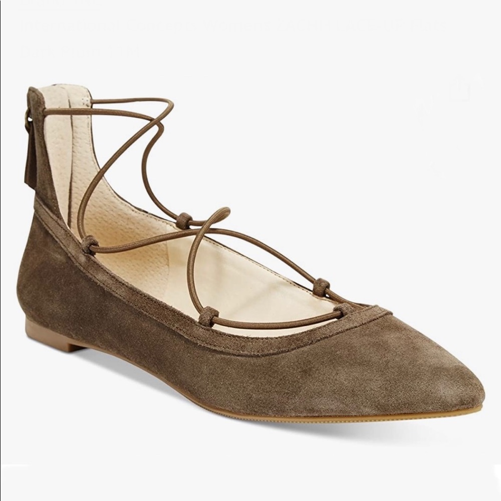 INC International Zachh Lace-Up Flats